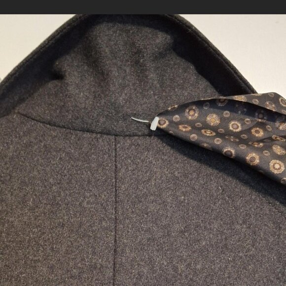 Jofeld size 20W vintage charcoal gray overcoat - Picture 5 of 8
